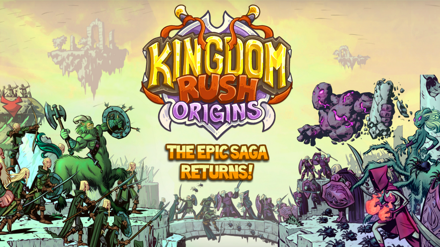 王國衝刺起源（Kingdom Rush Origins），新的史詩遊戲，保衛你的塔